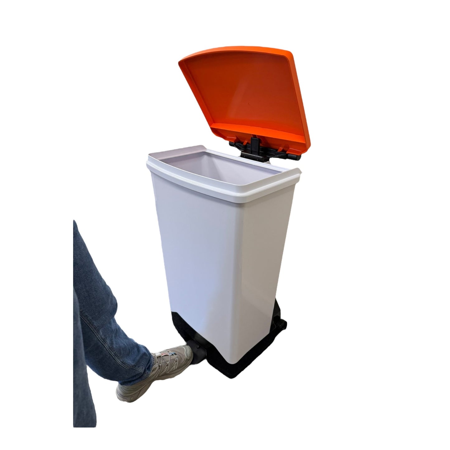 Plastic Fire Retardant Sack Holder, Orange Lid, 70L - Premium Bins from Chabrias Ltd - Just £174.99! Shop now at Chabrias Ltd