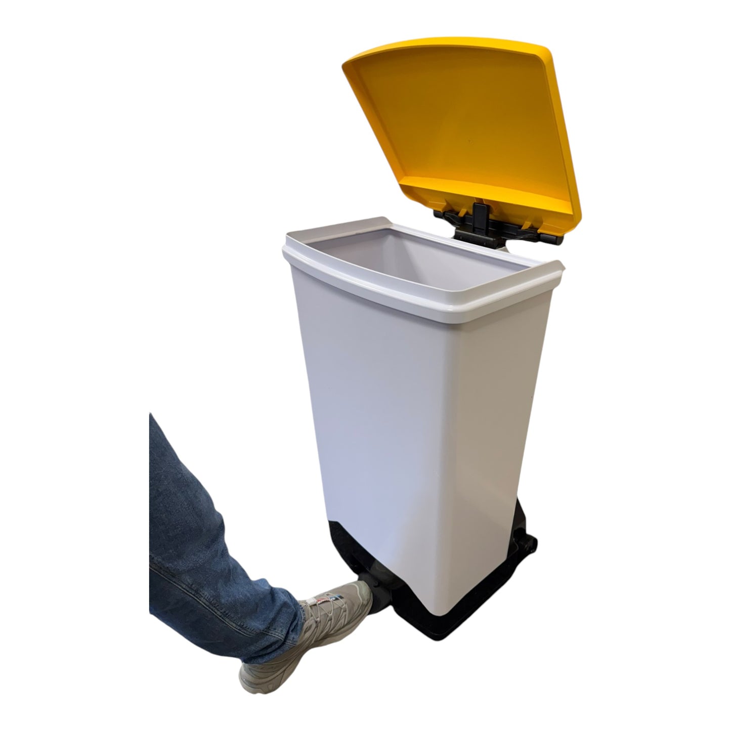 Plastic Fire Retardant Sack Holder, Yellow Lid, 70L - Premium Bins from Chabrias Ltd - Just £174.99! Shop now at Chabrias Ltd
