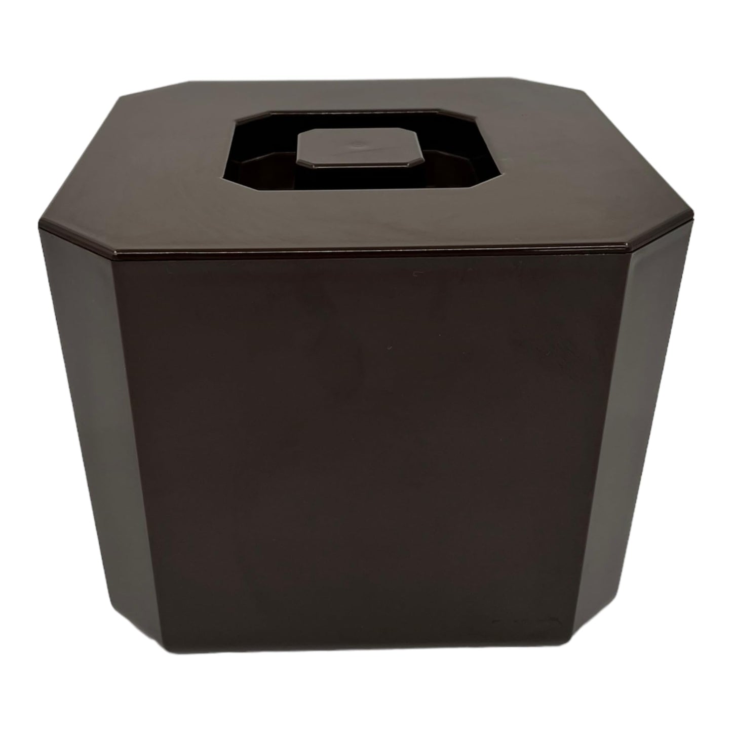 6 Litre Octagonal & Double Walled Insulation Ice Bucket with Lid Brown - Premium Kitchen from Chabrias Ltd - Just £14.20! Shop now at Chabrias Ltd