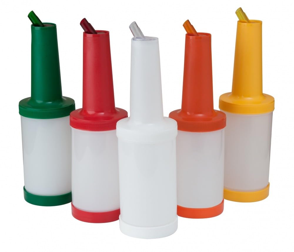 Chabrias Ltd Store & Pour - Ultimate Save and Serve Flair Bottle Pourer - Ideal Cocktail Pourer and Drinks Storage Solution (White, 1 Litre) - Premium Home from Chabrias Ltd - Just £7.59! Shop now at Chabrias Ltd