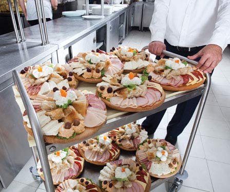 Chabrias Ltd Stainless Steel Catering Trolley 2 Tier - Premium Furniture from Chabrias Ltd - Just £85.49! Shop now at Chabrias Ltd