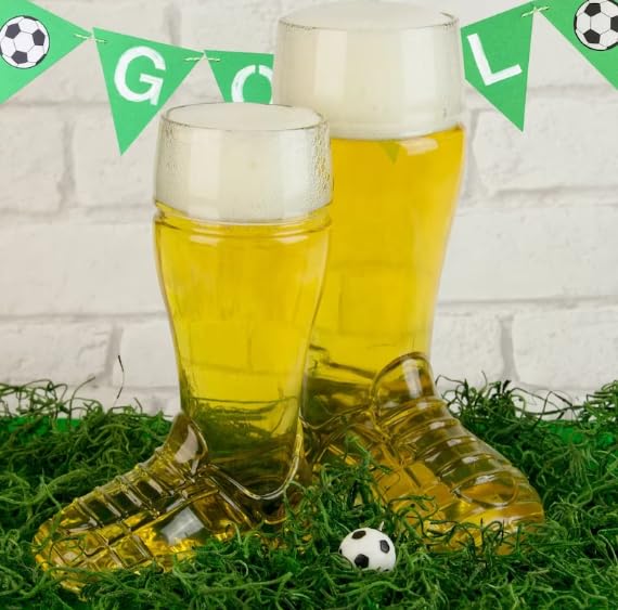 Glass Football Boot, 0.5L - Premium Kitchen from Chabrias Ltd - Just £15.99! Shop now at Chabrias Ltd