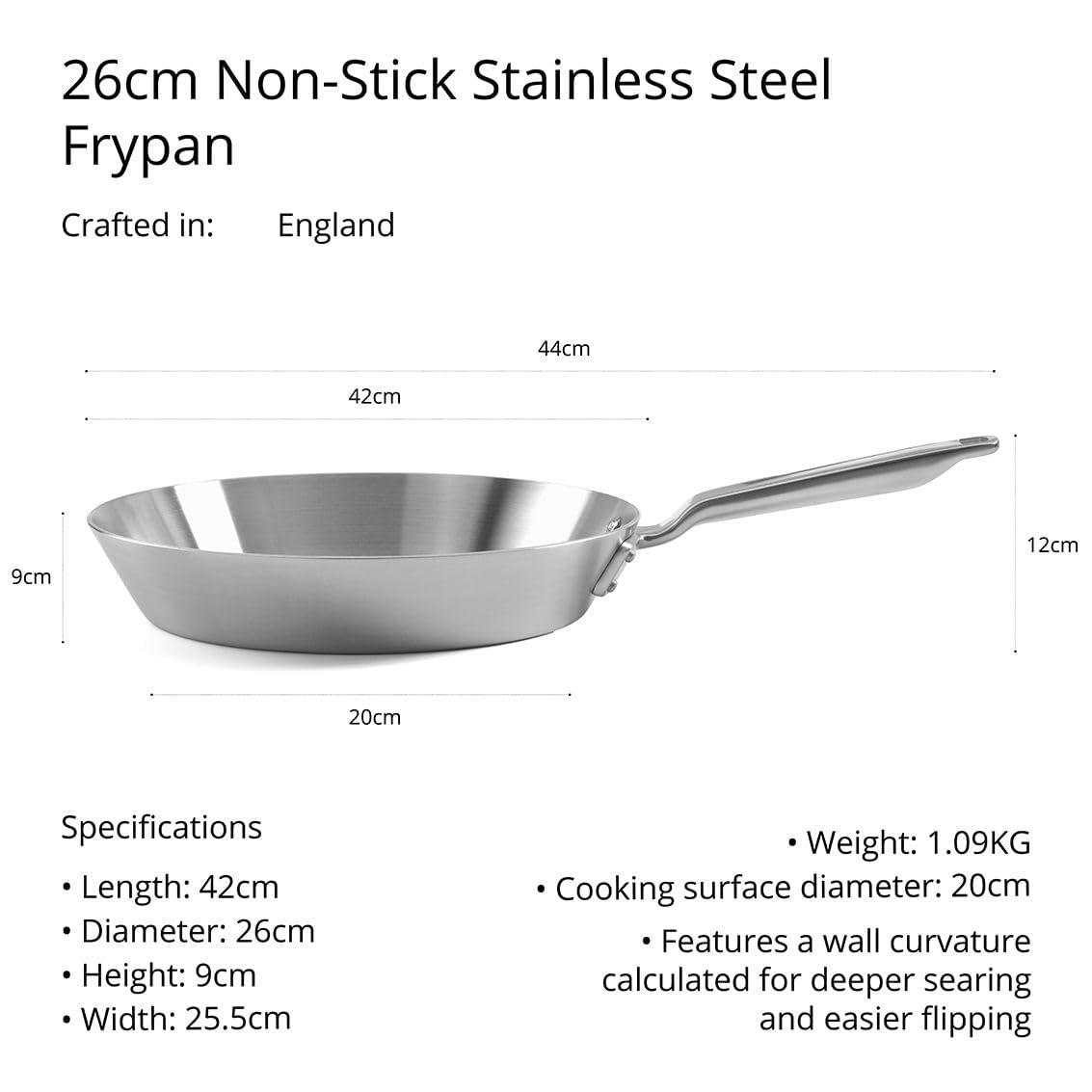 Samuel Groves Stainless Steel Cookware, (26cm) - Premium COOKWARE_SET from Samuel Groves - Just £64.99! Shop now at Chabrias Ltd