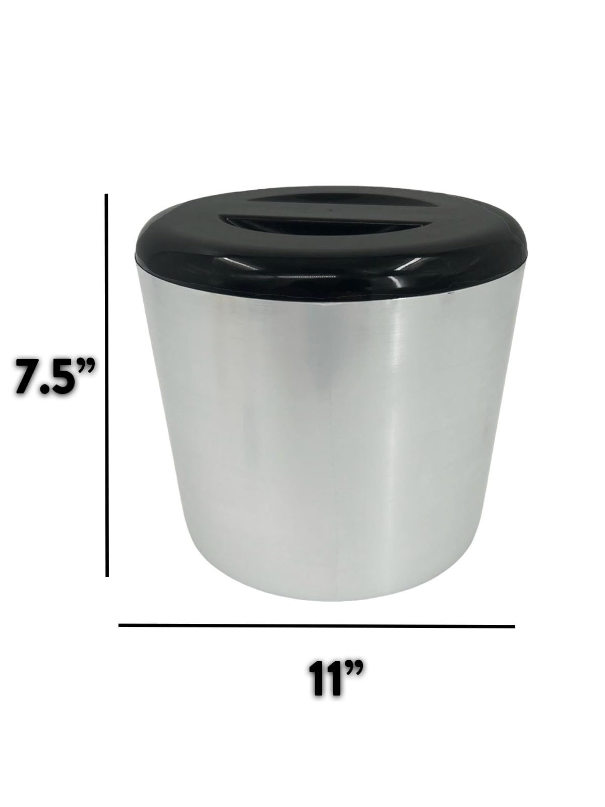 Chabrias Ice Bucket with Lid and Ice Tongs | Round & Double Walled Insulation | Perfect for Home Bars, Pubs, Restaurants, BBQs and Picnics - Premium Kitchen from Chabrias Ltd - Just £14.24! Shop now at Chabrias Ltd