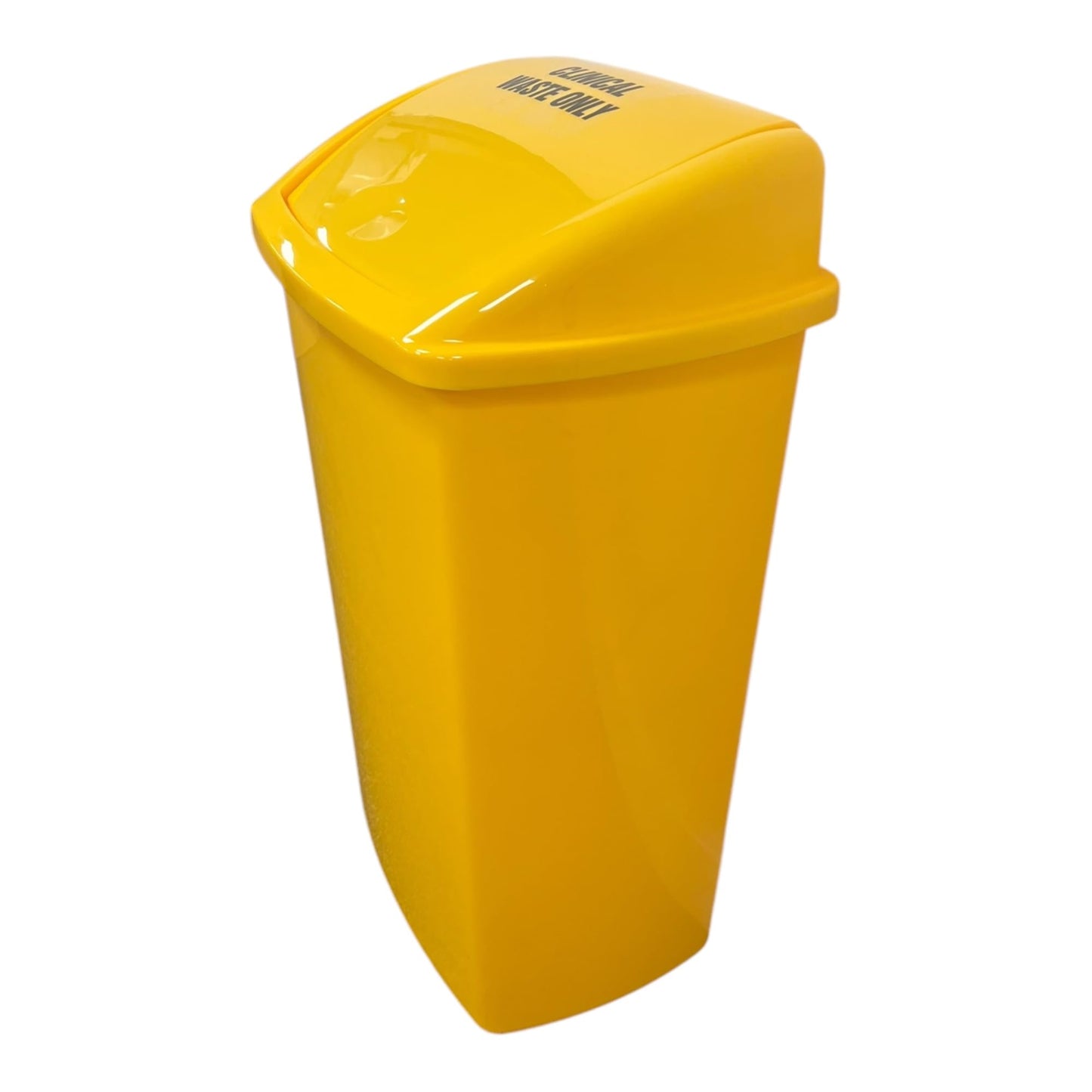 Swing Bin, Yellow Base and Yellow Lid, Clinical Waste Sticker Included, 50L - Premium BISS from Chabrias Ltd - Just £23.99! Shop now at Chabrias Ltd