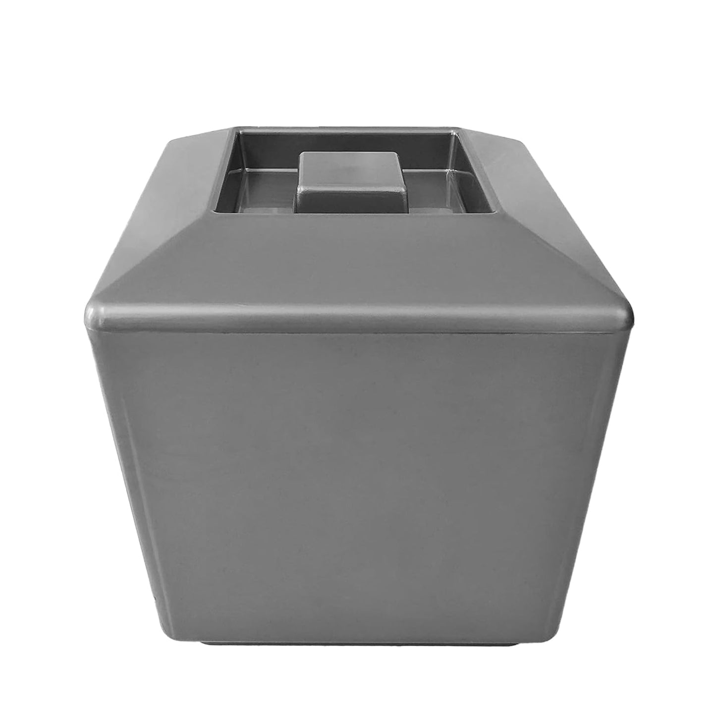 5 Litre Square Plastic Ice Bucket With Lid Double Walled Insulation Silver - Premium Kitchen from Chabrias Ltd - Just £14.24! Shop now at Chabrias Ltd