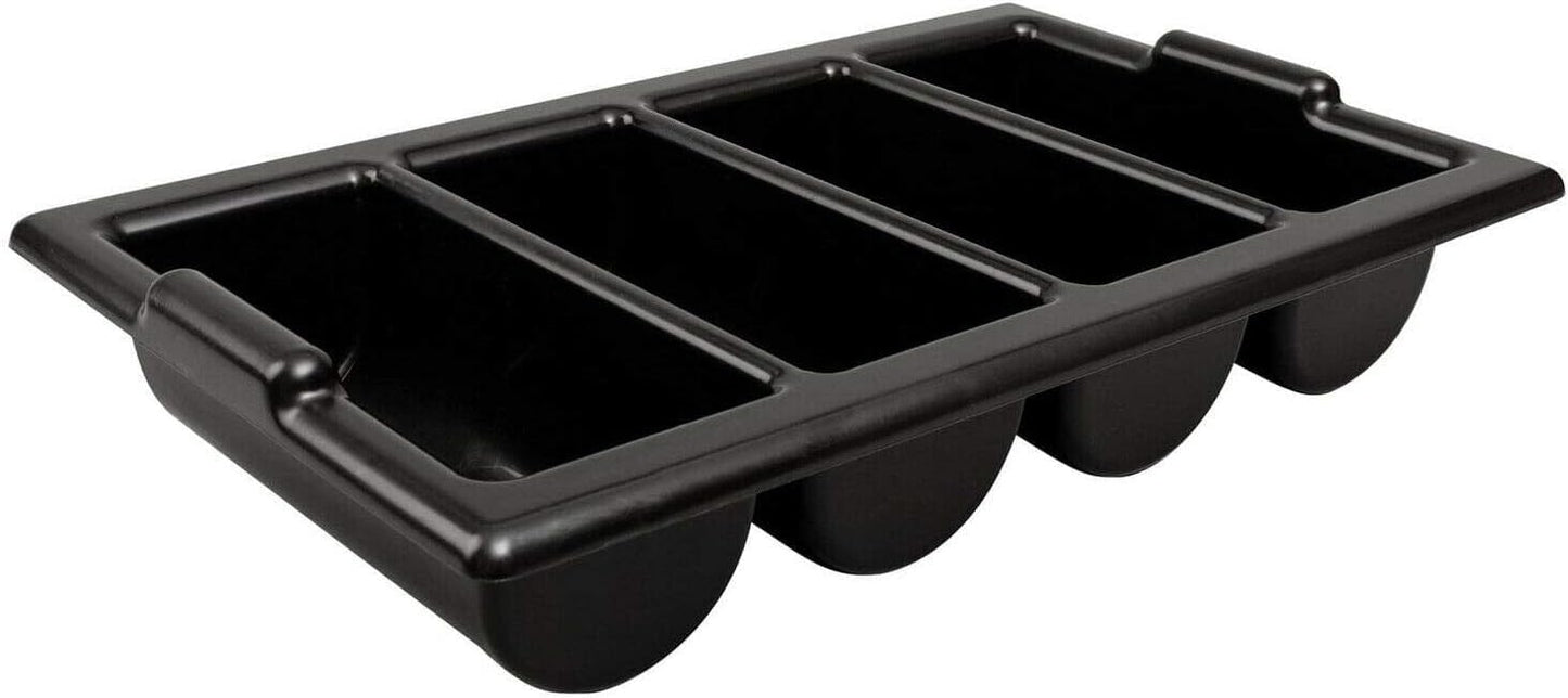 Chabrias Ltd Durable 4 Compartment GN 1/1 Cutlery Tray - Restaurant Grade, Easy-to-Clean Organizer,Efficient Kitchen Storage in Restaurants, Schools, and Commercial Use - Premium Home from Chabrias Ltd - Just £14.20! Shop now at Chabrias Ltd