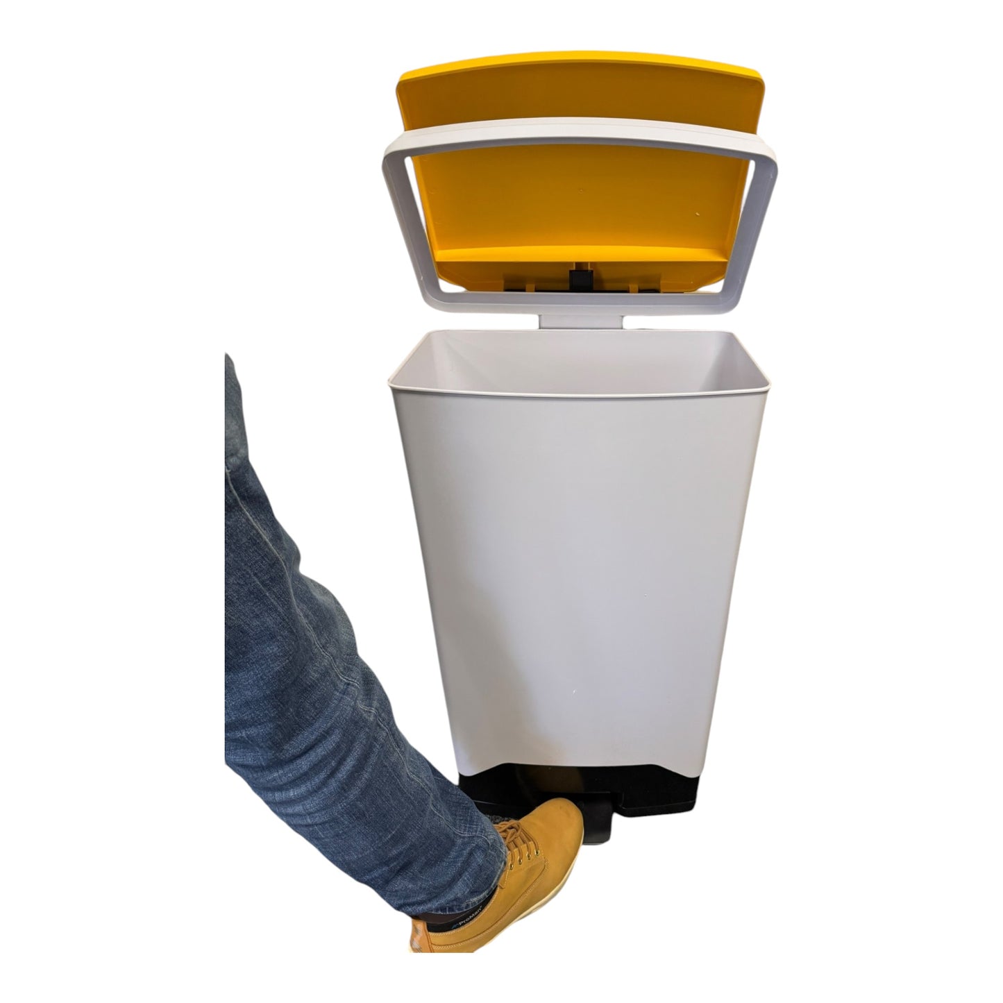 Plastic Fire Retardant Sack Holder, Yellow Lid, 70L - Premium Bins from Chabrias Ltd - Just £174.99! Shop now at Chabrias Ltd
