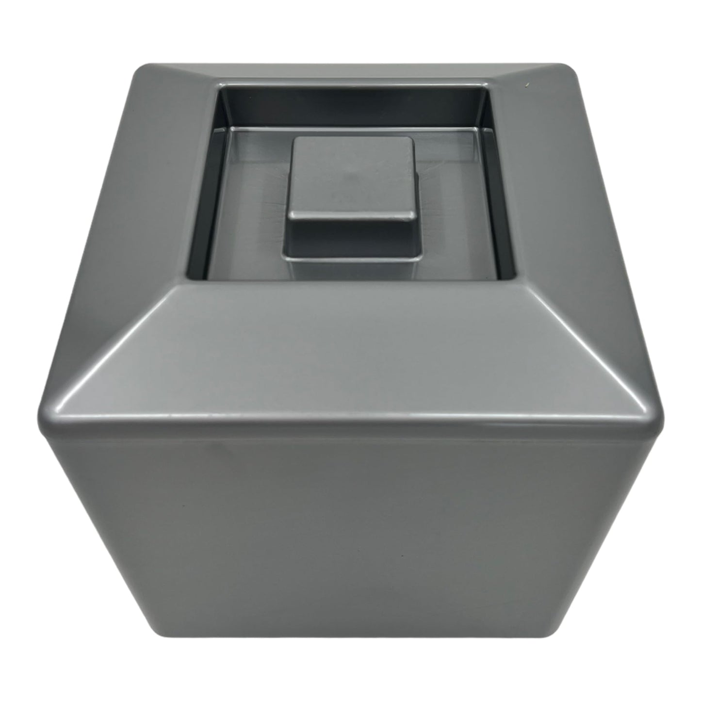 5 Litre Square Plastic Ice Bucket With Lid Double Walled Insulation Silver - Premium Kitchen from Chabrias Ltd - Just £14.24! Shop now at Chabrias Ltd