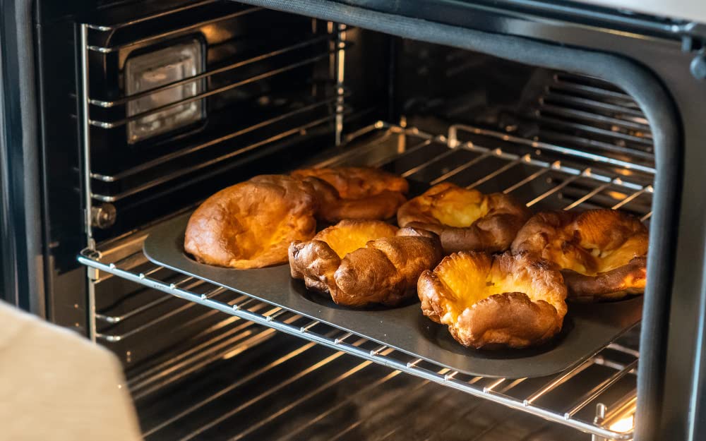 Hard Anodised 6-Hole Yorkshire Pudding Tray - Premium Kitchen from Mermaid - Just £39.99! Shop now at Chabrias Ltd