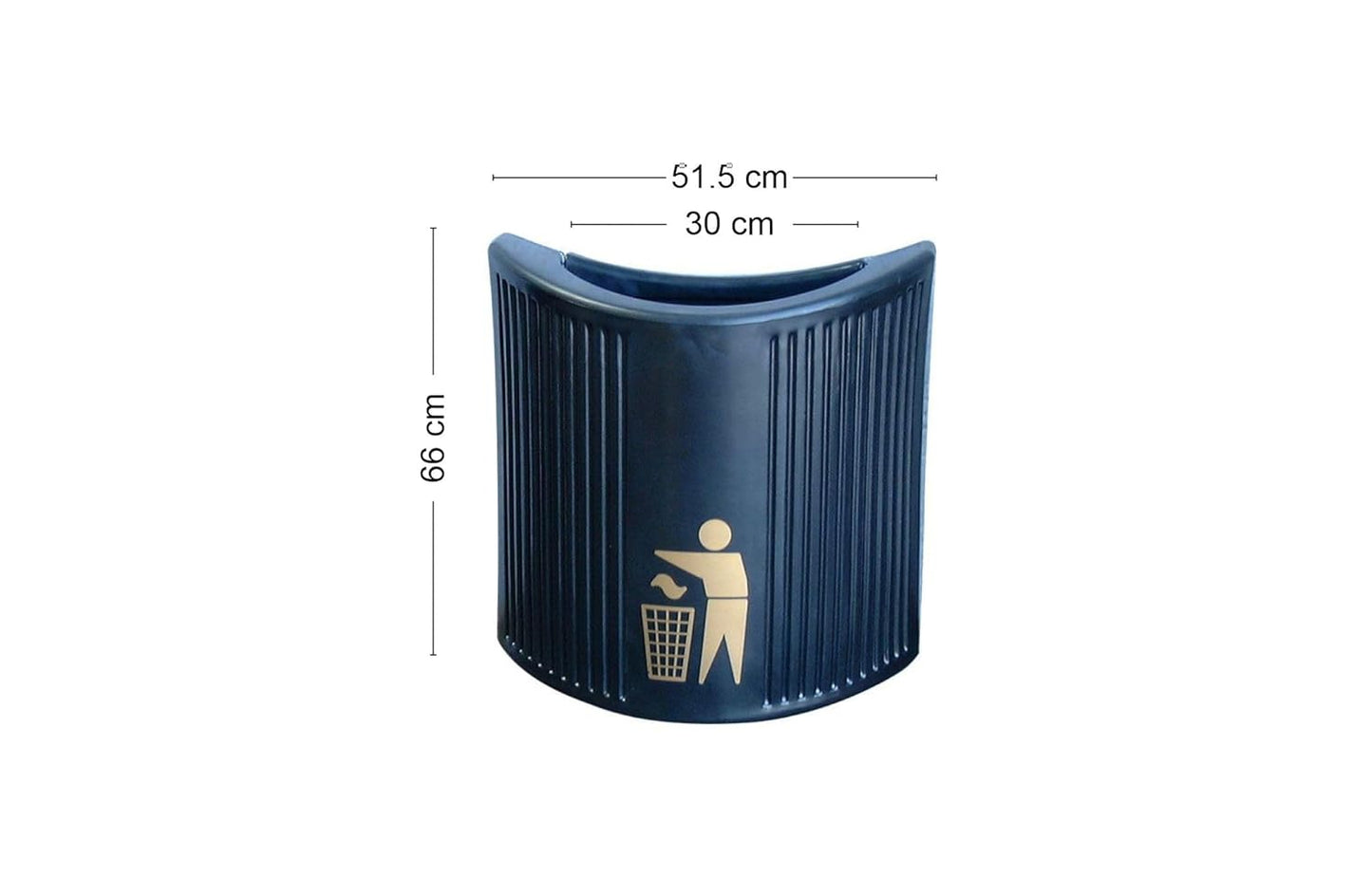 Outdoor Sack holder Bin, Wall Mounted, Open Top, 24L - Premium Bins from Chabrias Ltd - Just £139.99! Shop now at Chabrias Ltd