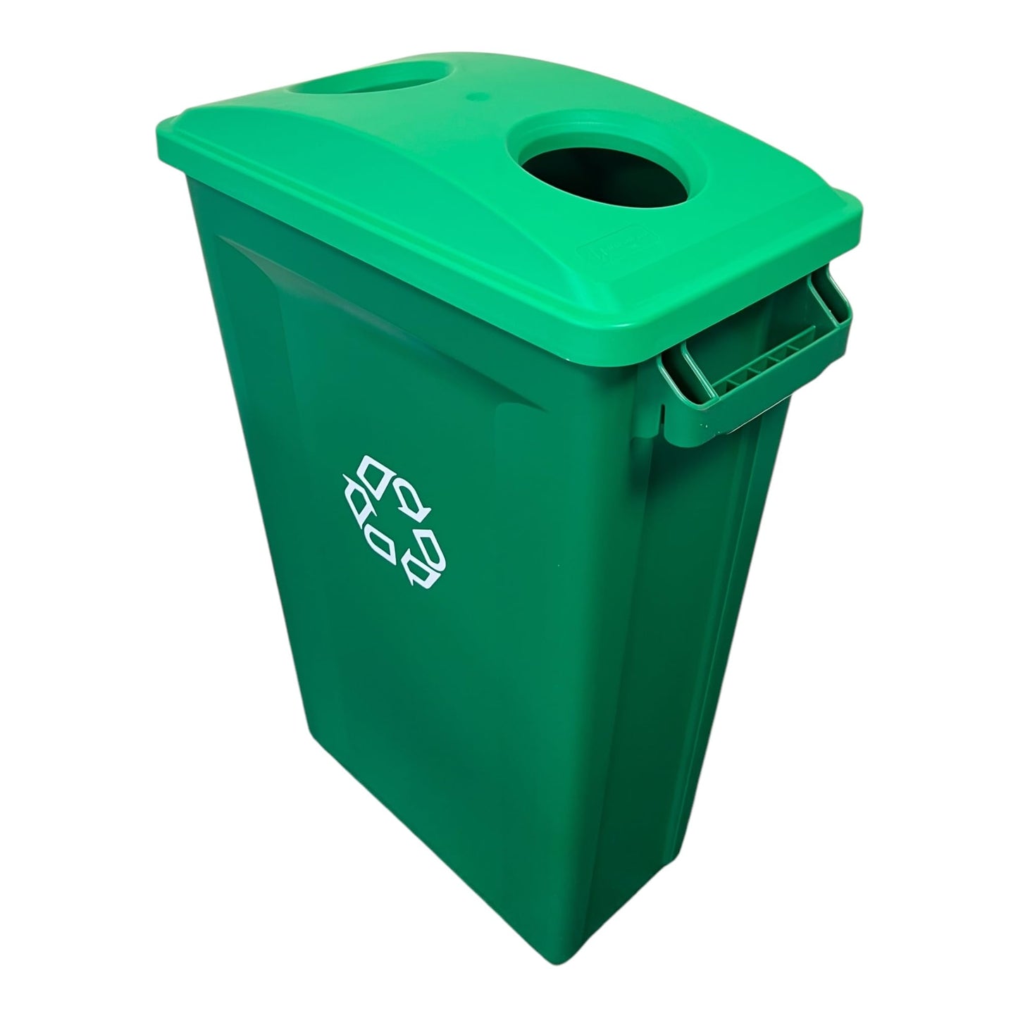 87 Litre Slim Bin With Double Dolly, Blue & Green Recycling - Premium Bins from Chabrias Ltd - Just £189.99! Shop now at Chabrias Ltd