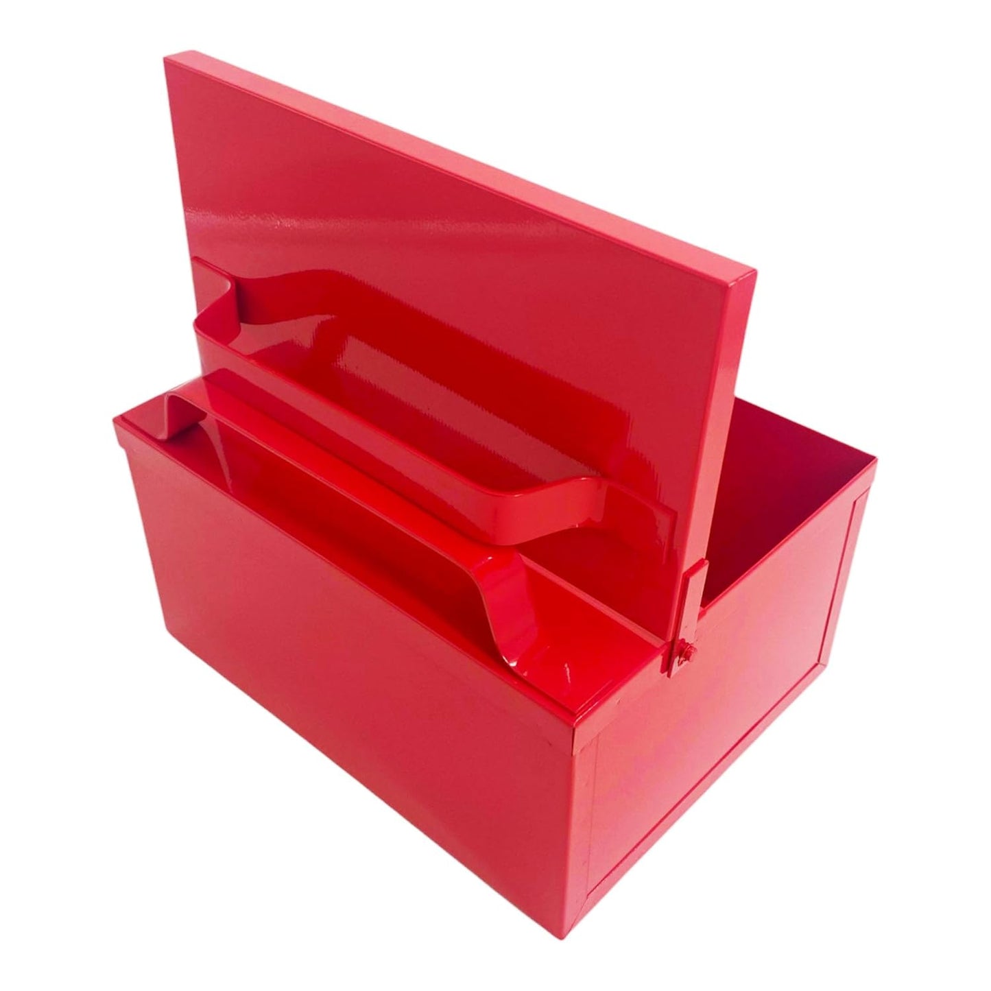 Cigarette Ash Tray With Fully Closable Lid, Red - Premium BISS from Chabrias Ltd - Just £18.99! Shop now at Chabrias Ltd