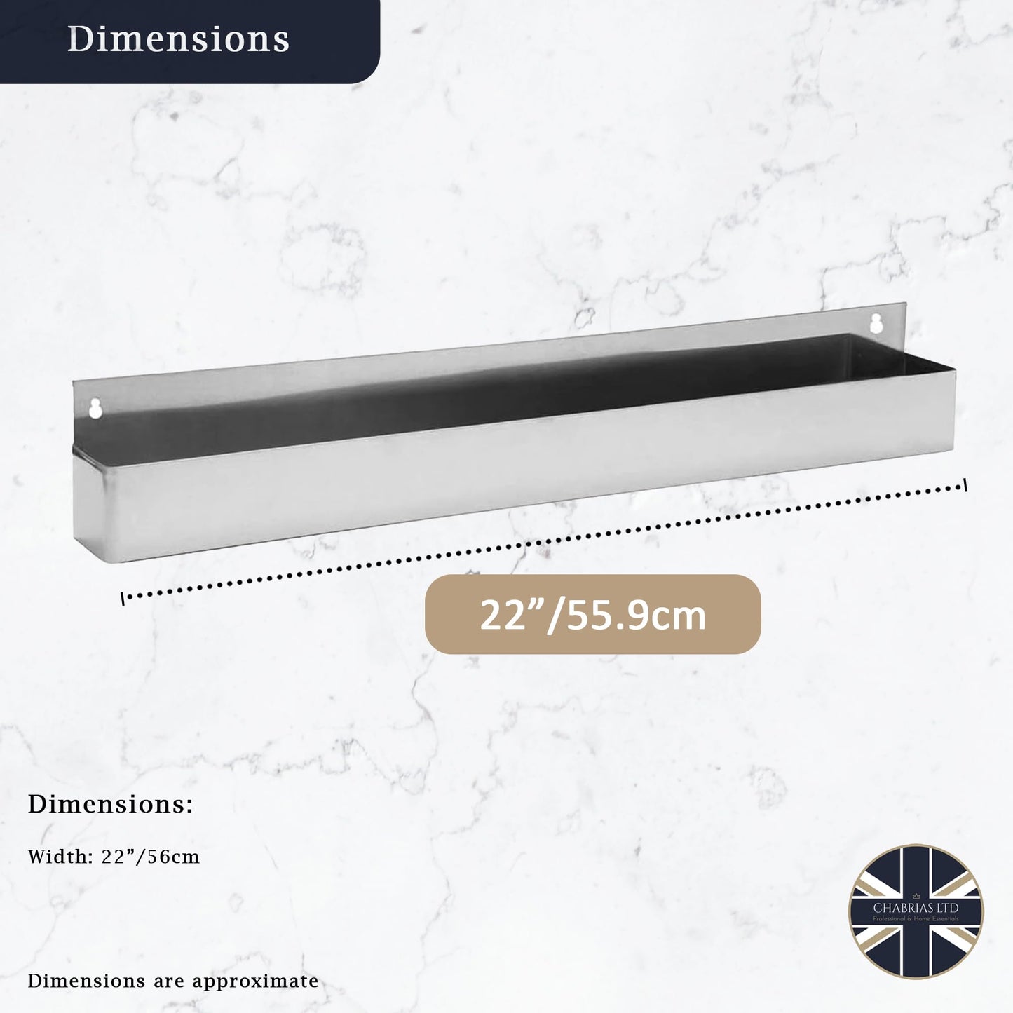 Chabrias Ltd Stainless Steel Speed Rail Bottle Rail Cocktail Bar Accessories - Premium Home from Chabrias Ltd - Just £23.74! Shop now at Chabrias Ltd