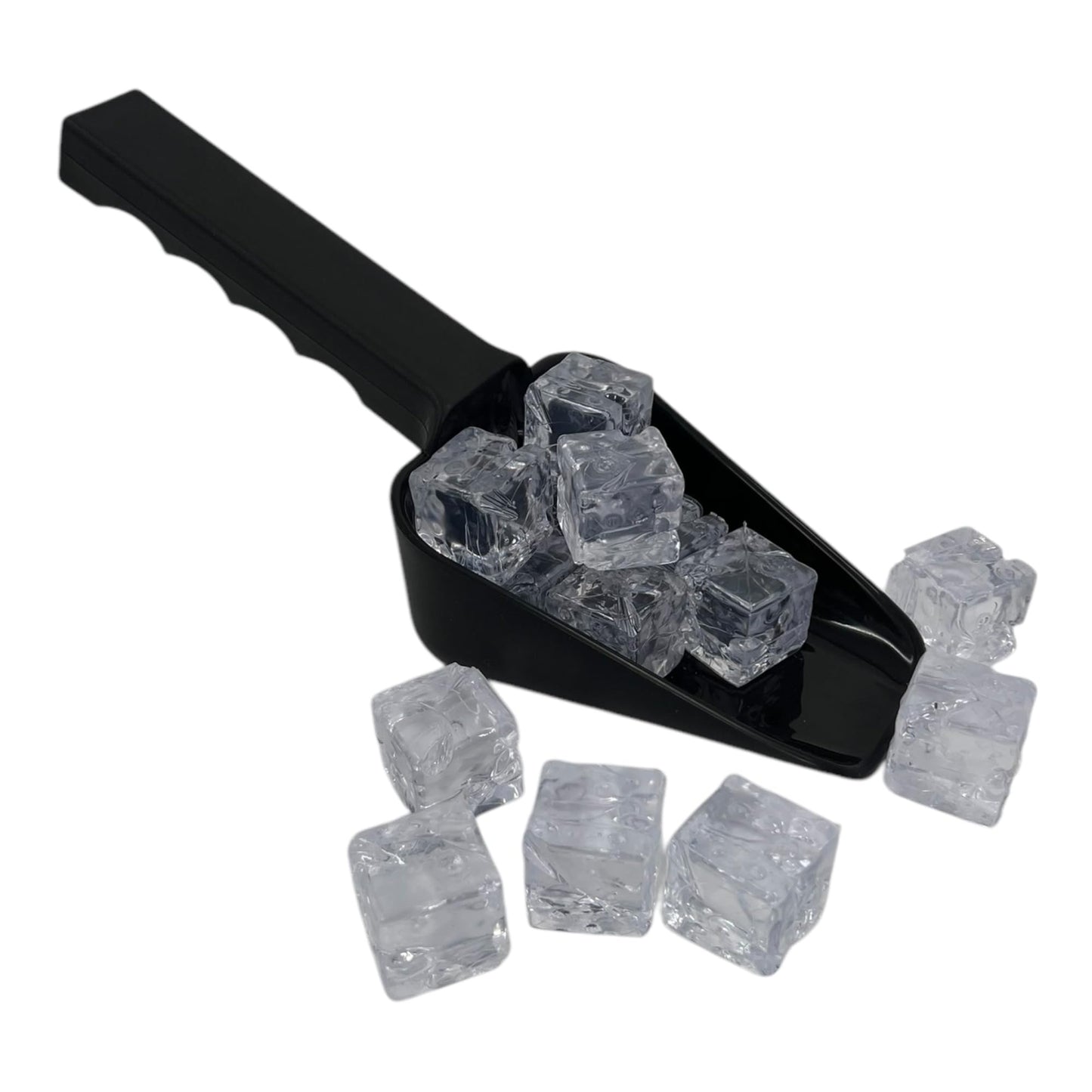 Slotted Ice Scoop 10 oz, Black Plastic, Plastic Scoop, Ice Scoop, Ice Bucket Scoop, Ice Cube Scoop, Scoops for Food, Popcorn Scoop, Slotted Scoop, for Ice Buckets & Makers - Premium Kitchen from Chabrias Ltd - Just £7.59! Shop now at Chabrias Ltd