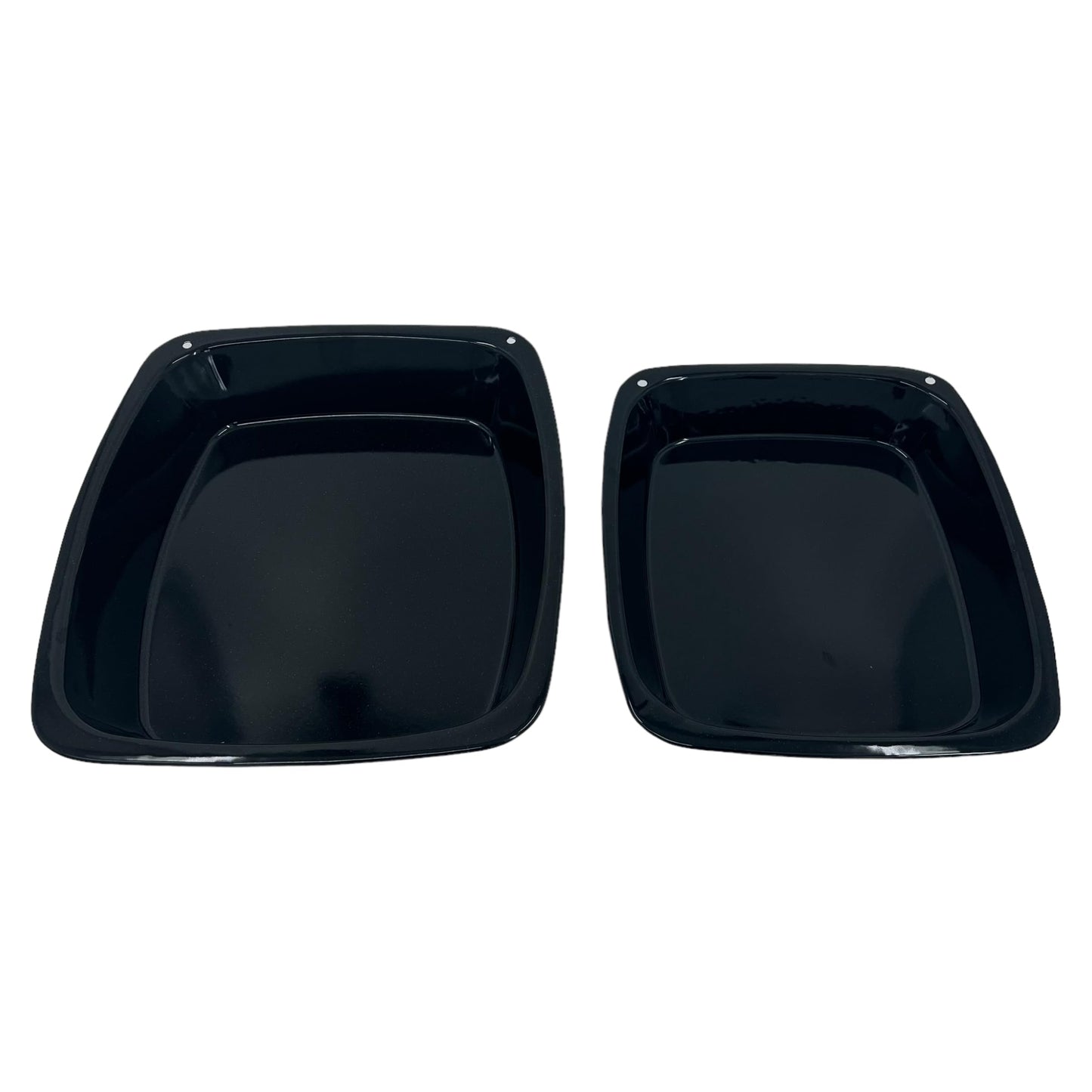 Vitreous Enamel Roasting Tray Set – Small & Medium – 2-Piece – Great British Bakeware - Premium Kitchen from Chabrias Ltd - Just £16.99! Shop now at Chabrias Ltd