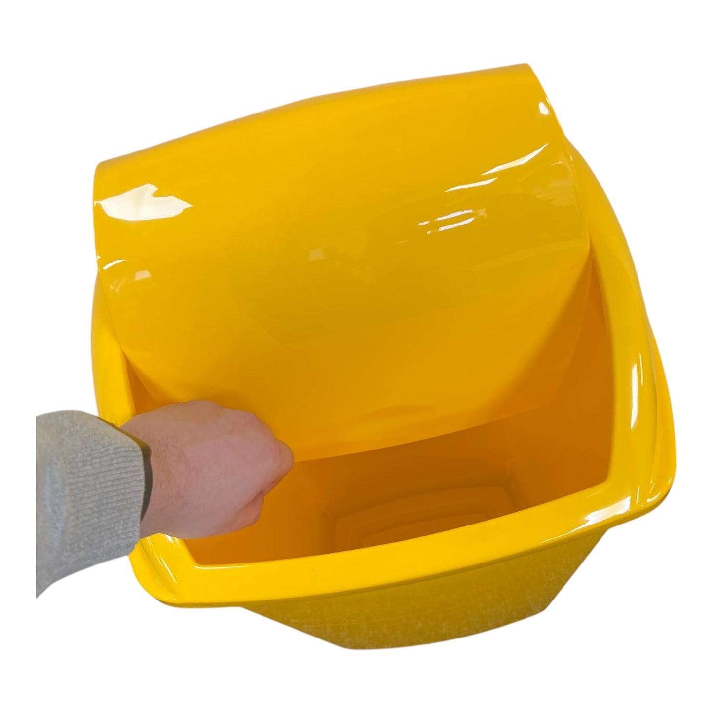 Swing Bin, Yellow Base and Yellow Lid, Clinical Waste Sticker Included, 50L - Premium BISS from Chabrias Ltd - Just £23.99! Shop now at Chabrias Ltd