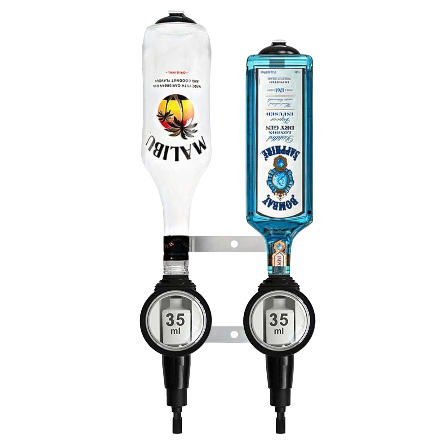 2 Bottle Wall Bar, Professional Optic, 35ml - Premium Home from Chabrias Ltd - Just £22.99! Shop now at Chabrias Ltd