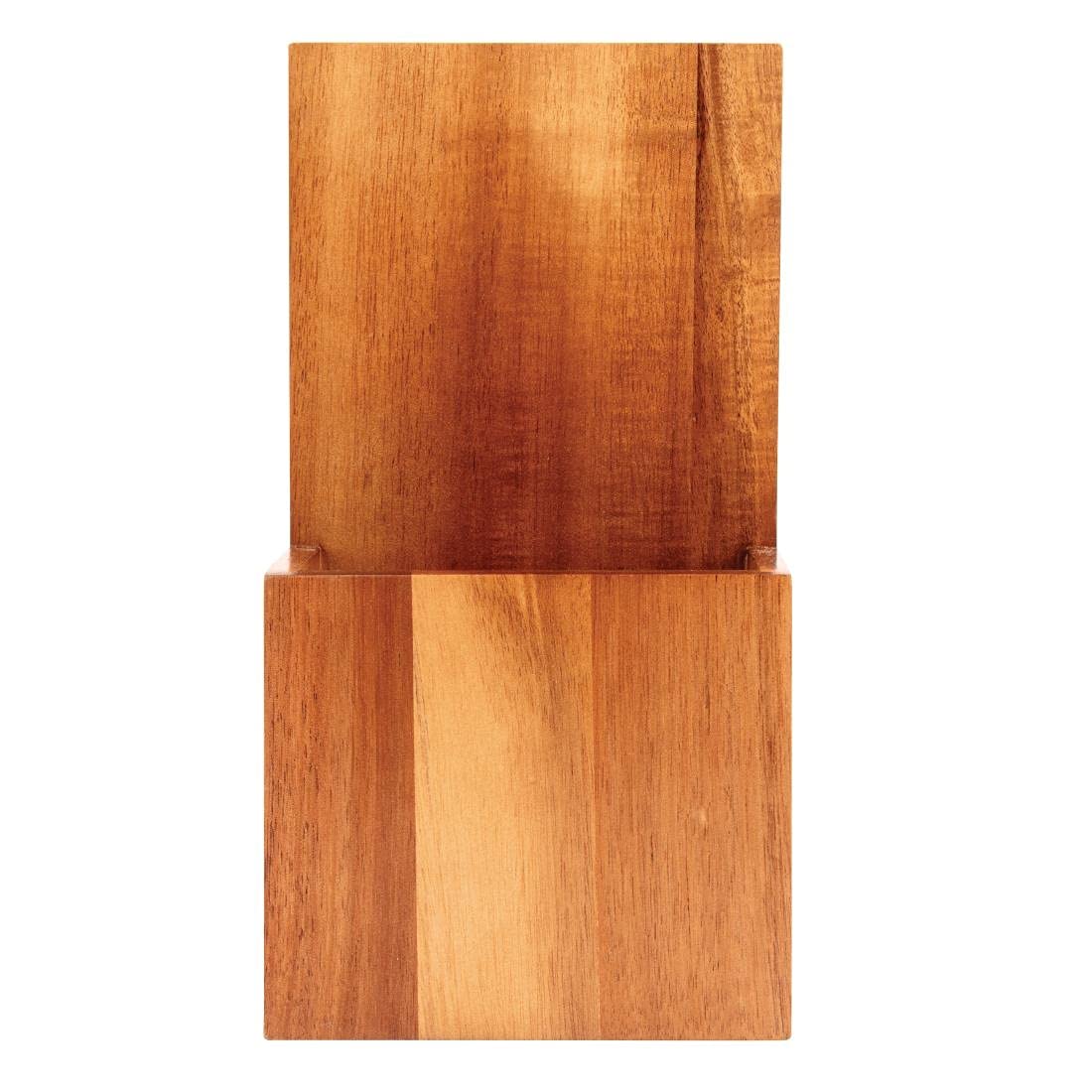 Wooden Takeaway Menu Holder 125X75X235mm Catering Restaurant Tableware - Premium BISS from Olympia - Just £8.27! Shop now at Chabrias Ltd