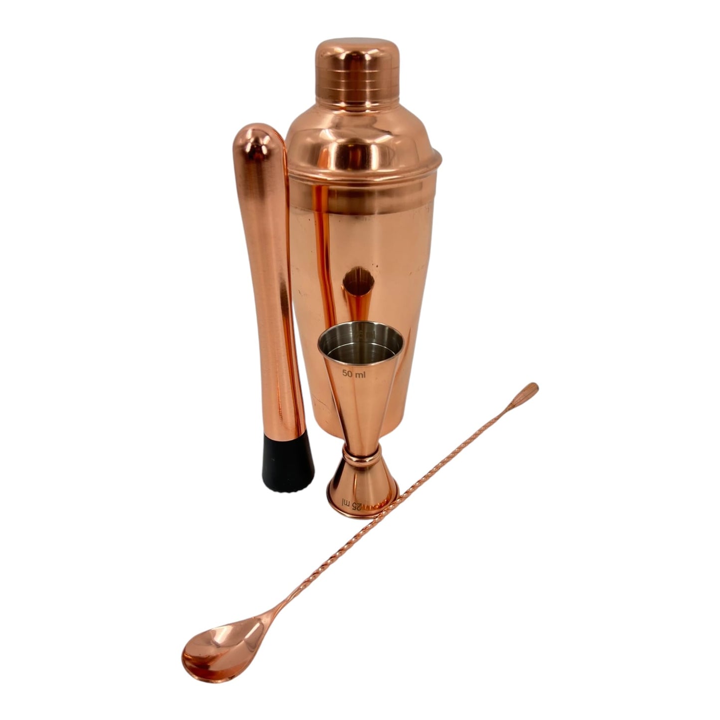 Premium Stainless Steel Cocktail Shakers Set,Cocktail Making Kit, Cocktail Set, Shaker, Jigger, Muddler, Strainer, Pourers, Mixing Spoon, Bar Blade & More - Premium Home from Chabrias Ltd - Just £9.99! Shop now at Chabrias Ltd