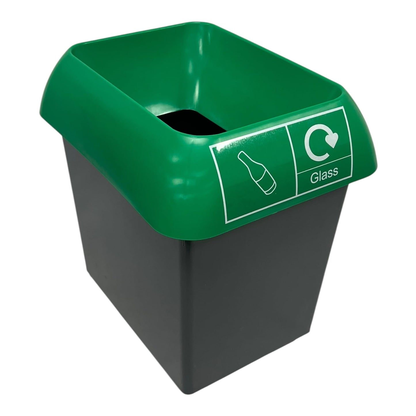 Set of 4, 30 Litre Recycling Bin with Lid & Stickers Included - Premium Bins from Chabrias Ltd - Just £74.99! Shop now at Chabrias Ltd