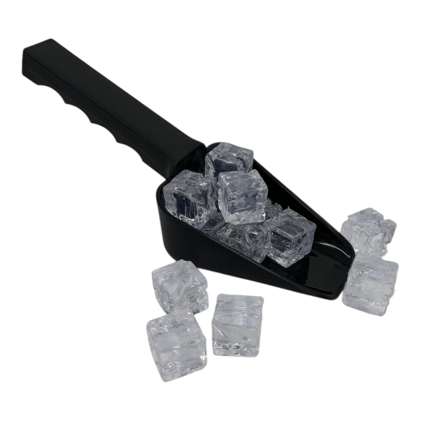 Slotted Ice Scoop 10 oz, Black Plastic, Plastic Scoop, Ice Scoop, Ice Bucket Scoop, Ice Cube Scoop, Scoops for Food, Popcorn Scoop, Slotted Scoop, for Ice Buckets & Makers - Premium Kitchen from Chabrias Ltd - Just £7.59! Shop now at Chabrias Ltd