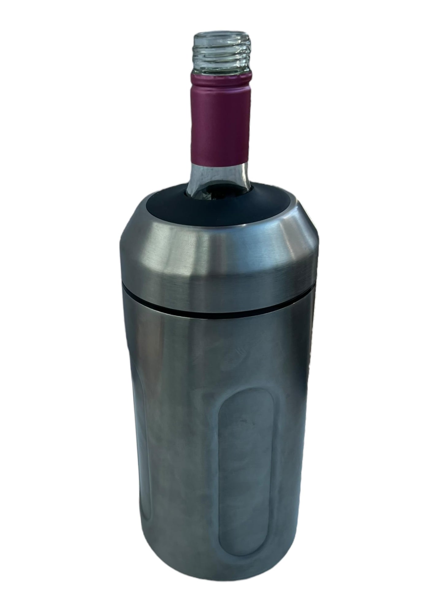 Chabrias Ltd Premium Iceless Wine Cooler | Keeps Wine Cold Up to 6 Hours | New Wine Accessory | Fits Champagne Bottles | Perfect Gift for Wine Lovers - Premium Kitchen from Chabrias Ltd - Just £18.99! Shop now at Chabrias Ltd