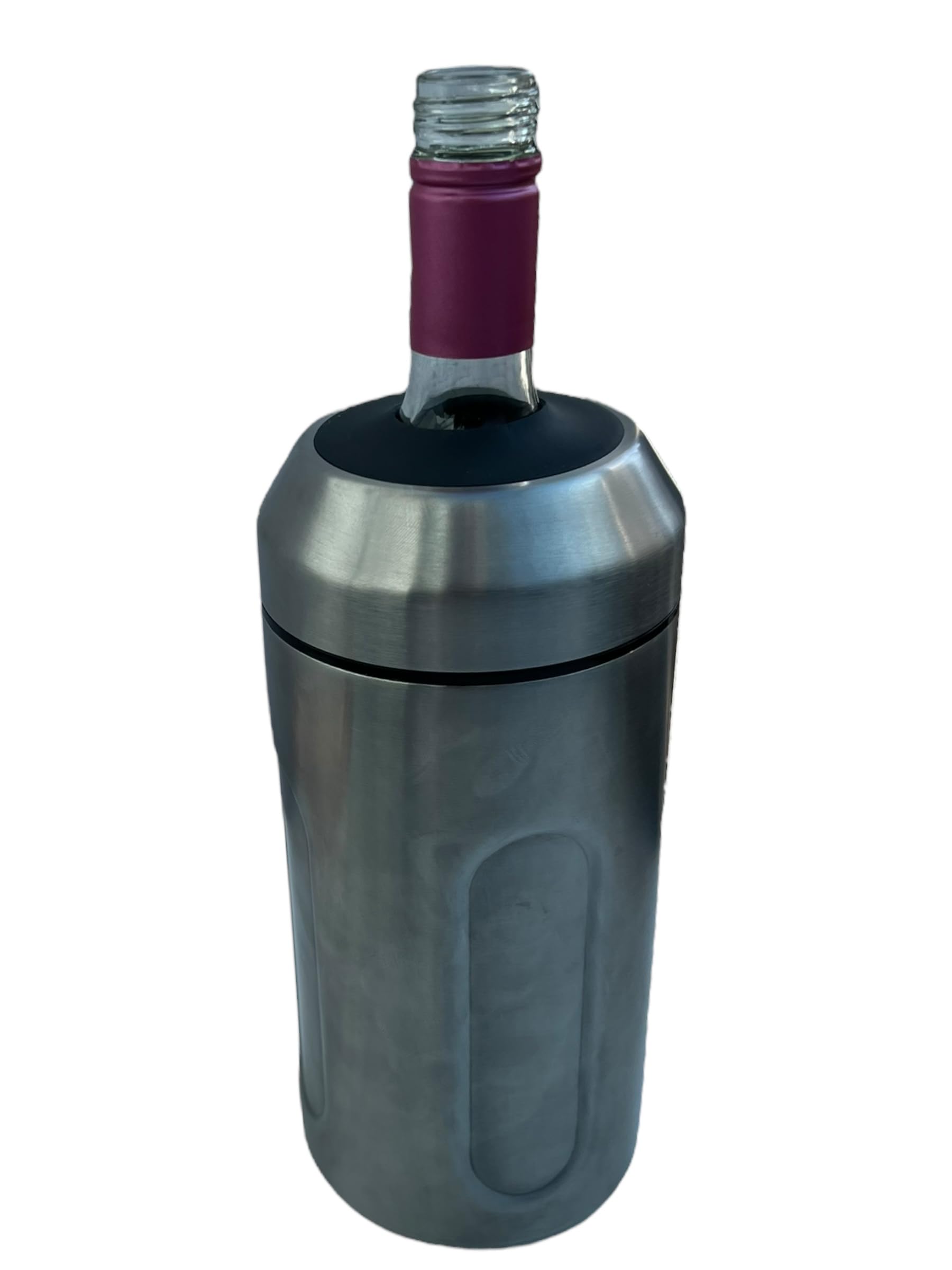 Chabrias Ltd Premium Iceless Wine Cooler | Keeps Wine Cold Up to 6 Hours | New Wine Accessory | Fits Champagne Bottles | Perfect Gift for Wine Lovers - Premium Kitchen from Chabrias Ltd - Just £18.99! Shop now at Chabrias Ltd