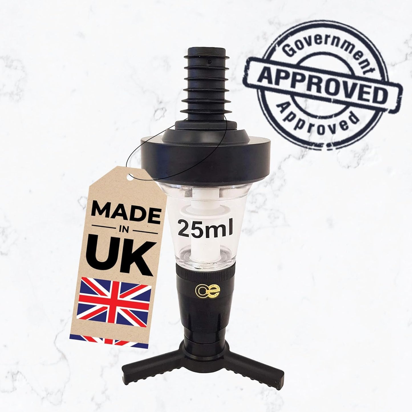 4 Bottle Wall Bar, Traditional Optic, 25ml - Premium Home from Chabrias Ltd - Just £29.99! Shop now at Chabrias Ltd