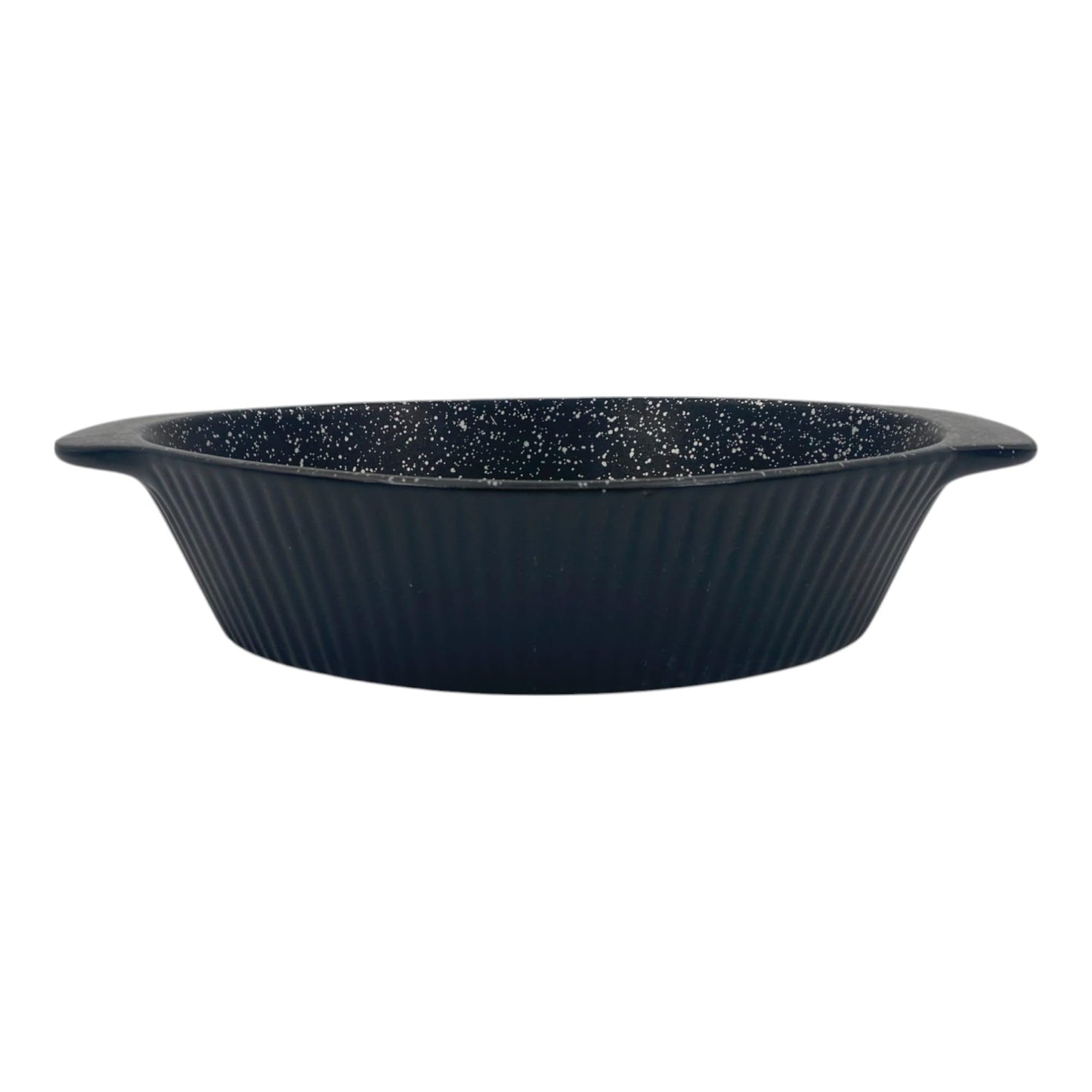 Non Stick ILAG Coating Black Silver Speckle Ceramic Roaster Casserole Dishes - Premium Kitchen from Chabrias Ltd - Just £9.45! Shop now at Chabrias Ltd