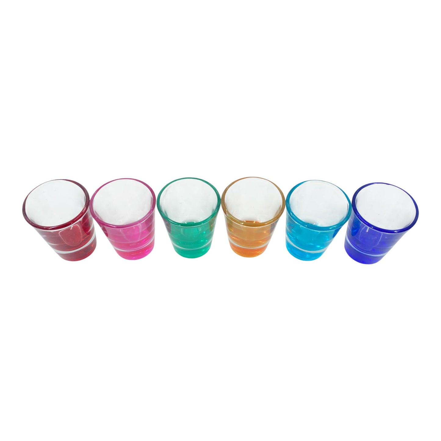 Chabrias Ltd 6 Colour Heavy Base Shot Glass Set, 44ml Shot Glass, Shot Glasses, Vodka, Whisky, Sambuca, Shots, Party Shot Glasses, Shot Glasses Set, Glass Shot Glasses, Espresso Shot Glass, Shot Cups - Premium Kitchen from Chabrias Ltd - Just £18.04! Shop now at Chabrias Ltd
