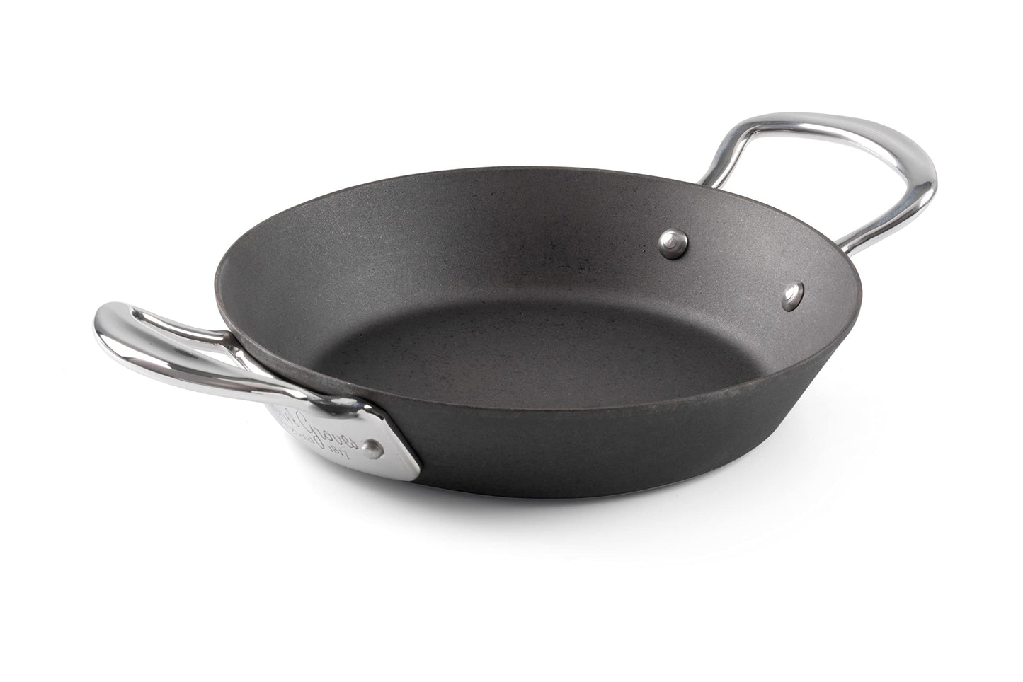 Samuel Groves Professional Seasoned Carbon Steel Range Frying Pan, Balti Dish, Paella Pan and BBQ Melting Pot, Indestructible Construction for Cooking Any Dish UK Made - Premium Kitchen from Samuel Groves - Just £33.25! Shop now at Chabrias Ltd