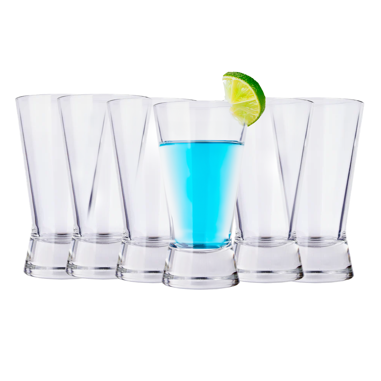 Biconic High Ball Glass, 410ml (6 pack) - Premium Lawn & Patio from Chabrias Ltd - Just £14.49! Shop now at Chabrias Ltd