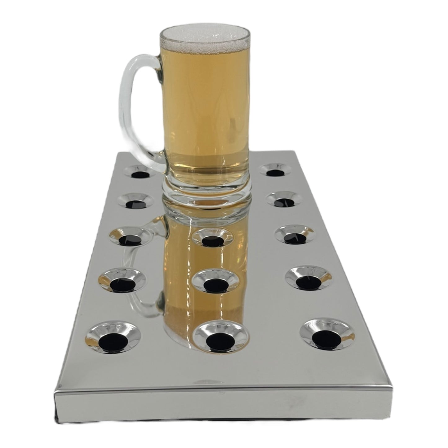 Bar Drip Tray, Rectangle, Polished Aluminium - Premium Home from Chabrias Ltd - Just £29.99! Shop now at Chabrias Ltd