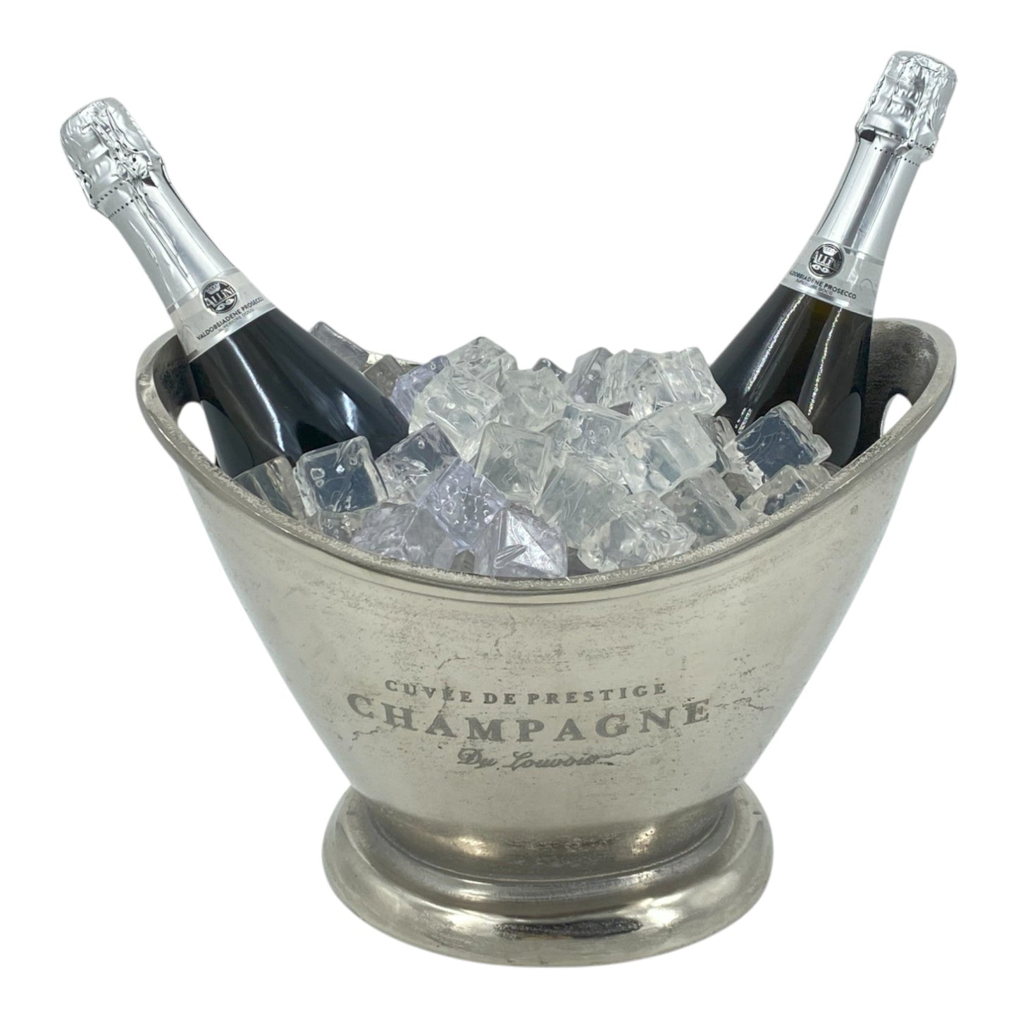 Deluxe Vintage "Cuvée de Prestige Champagne" Elegant Ice Bucket with Integrated Handles - Premium Kitchen from Chabrias Ltd - Just £75.99! Shop now at Chabrias Ltd