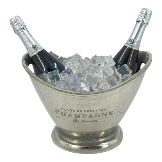 Deluxe Vintage "Cuvée de Prestige Champagne" Elegant Ice Bucket with Integrated Handles - Premium Kitchen from Chabrias Ltd - Just £75.99! Shop now at Chabrias Ltd