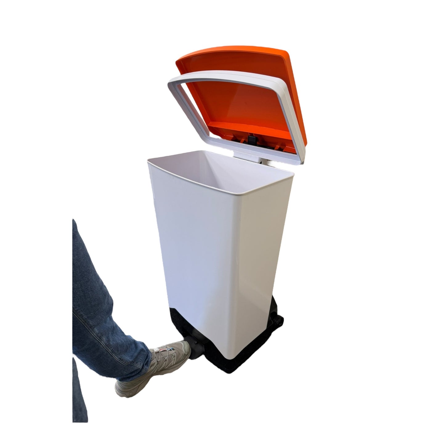 Plastic Fire Retardant Sack Holder, Orange Lid, 70L - Premium Bins from Chabrias Ltd - Just £174.99! Shop now at Chabrias Ltd