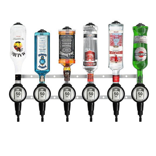 6 Bottle Wall Bar, Professional Optic, 50ml - Premium Home from Chabrias Ltd - Just £72.99! Shop now at Chabrias Ltd