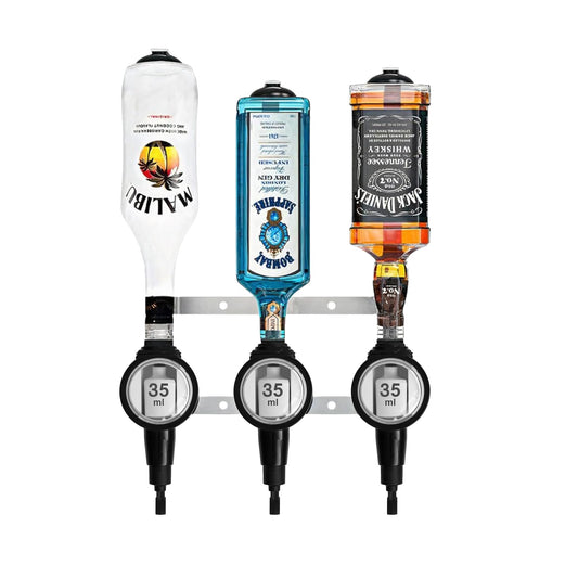 3 Bottle Wall Bar, Professional Optic, 35ml - Premium Home from Chabrias Ltd - Just £33.99! Shop now at Chabrias Ltd