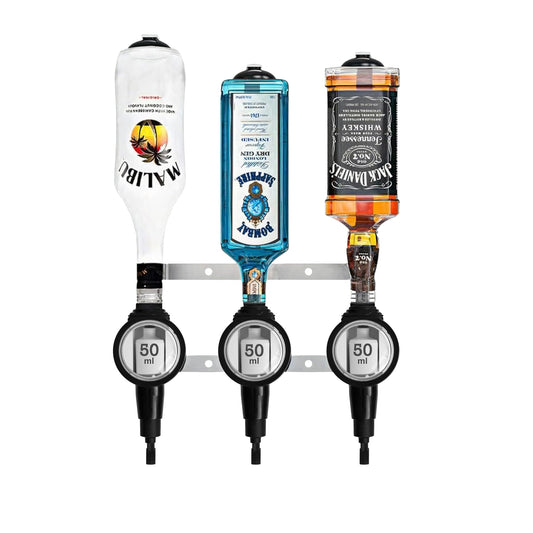 3 Bottle Wall Bar, Professional Optic, 50ml - Premium Home from Chabrias Ltd - Just £36.99! Shop now at Chabrias Ltd