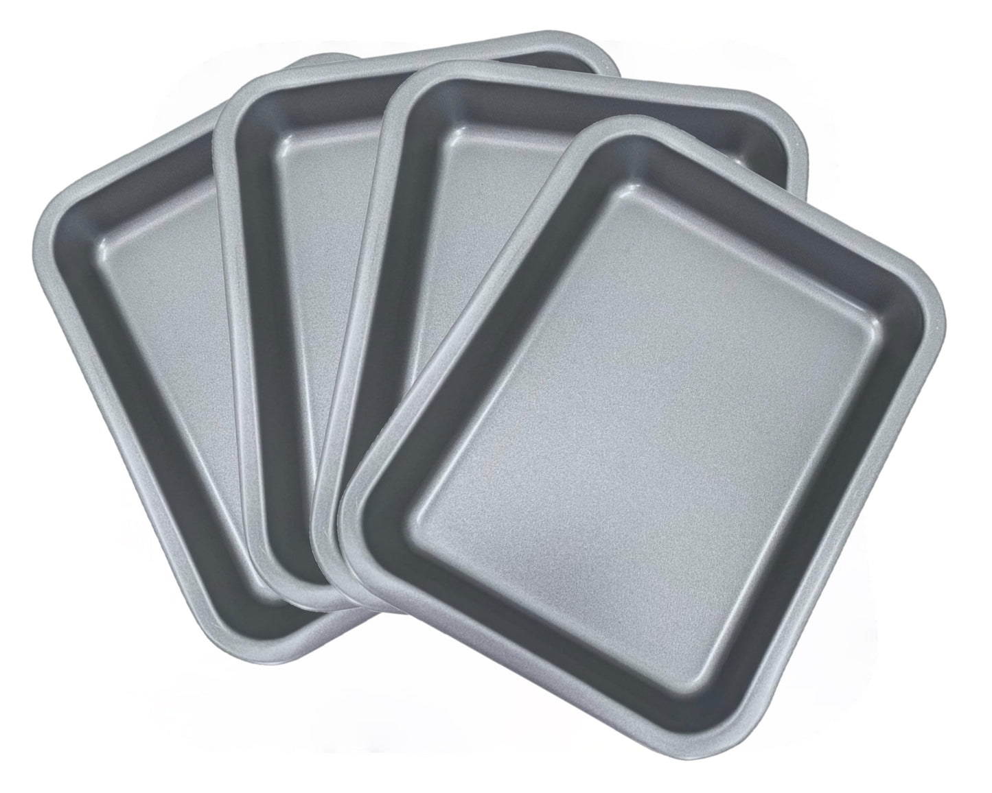4 x Non-Stick Single Portion Tray (23cm) - Premium Kitchen from Samuel Groves - Just £12.99! Shop now at Chabrias Ltd