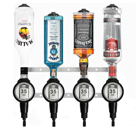 4 Bottle Wall Bar, Professional Optic, 35ml - Premium Home from Chabrias Ltd - Just £44.99! Shop now at Chabrias Ltd