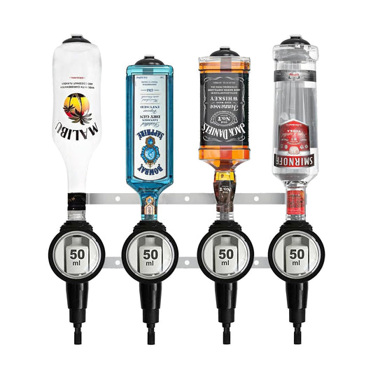 4 Bottle Wall Bar, Professional Optic, 50ml - Premium Home from Chabrias Ltd - Just £54.99! Shop now at Chabrias Ltd