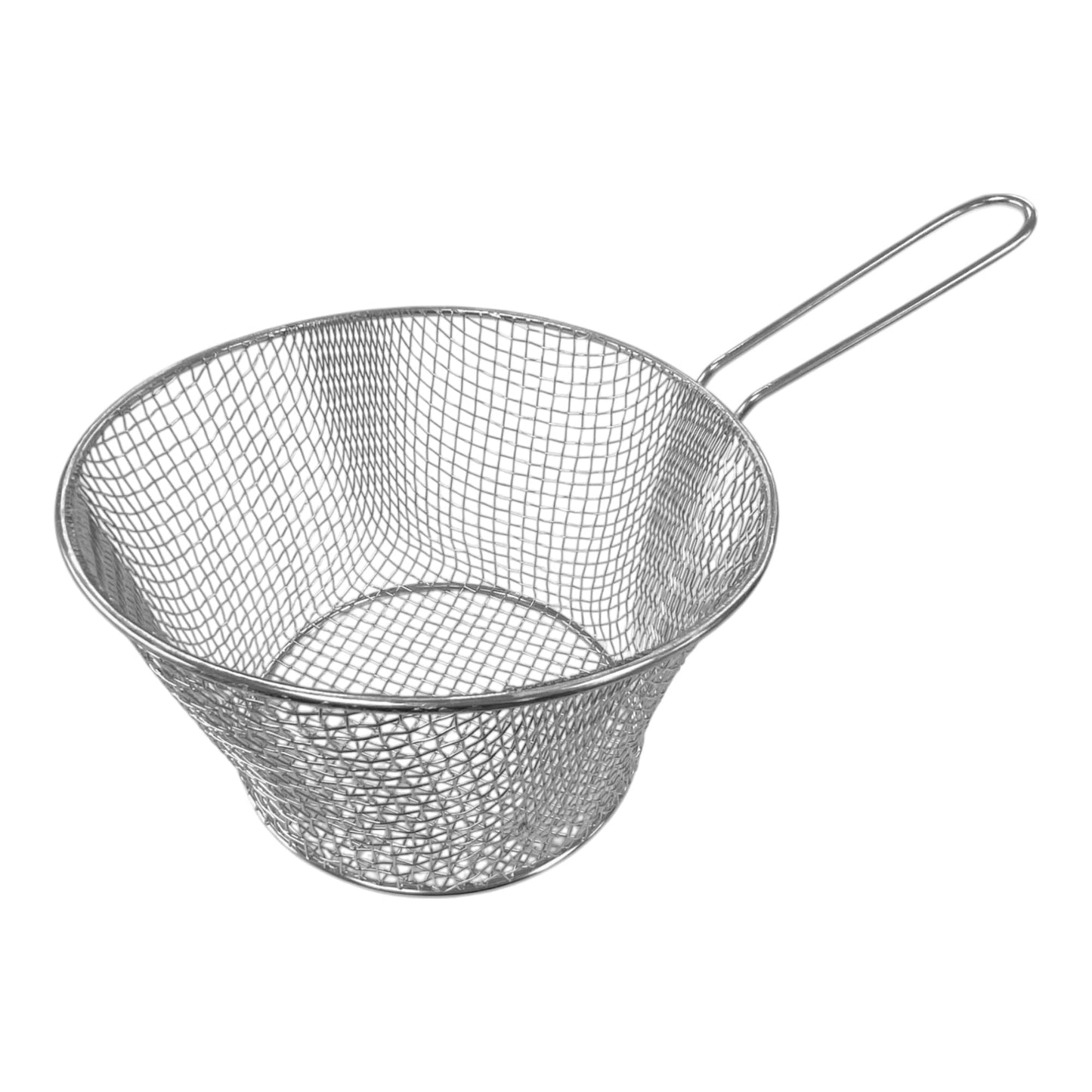 Samuel Groves Chip Basket, Wire Basket, Deep Frying Basket, Round Chip Basket, Draining Basket, Multi-Purpose Frying Baske, Blanching Basket - Premium Home from Samuel Groves - Just £7.59! Shop now at Chabrias Ltd