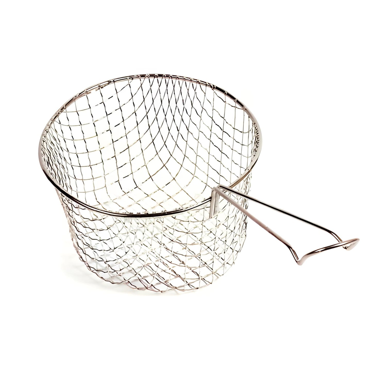 Samuel Groves Chip Basket, Wire Basket, Deep Frying Basket, Round Chip Basket, Draining Basket, Multi-Purpose Frying Baske, Blanching Basket - Premium Home from Samuel Groves - Just £7.59! Shop now at Chabrias Ltd