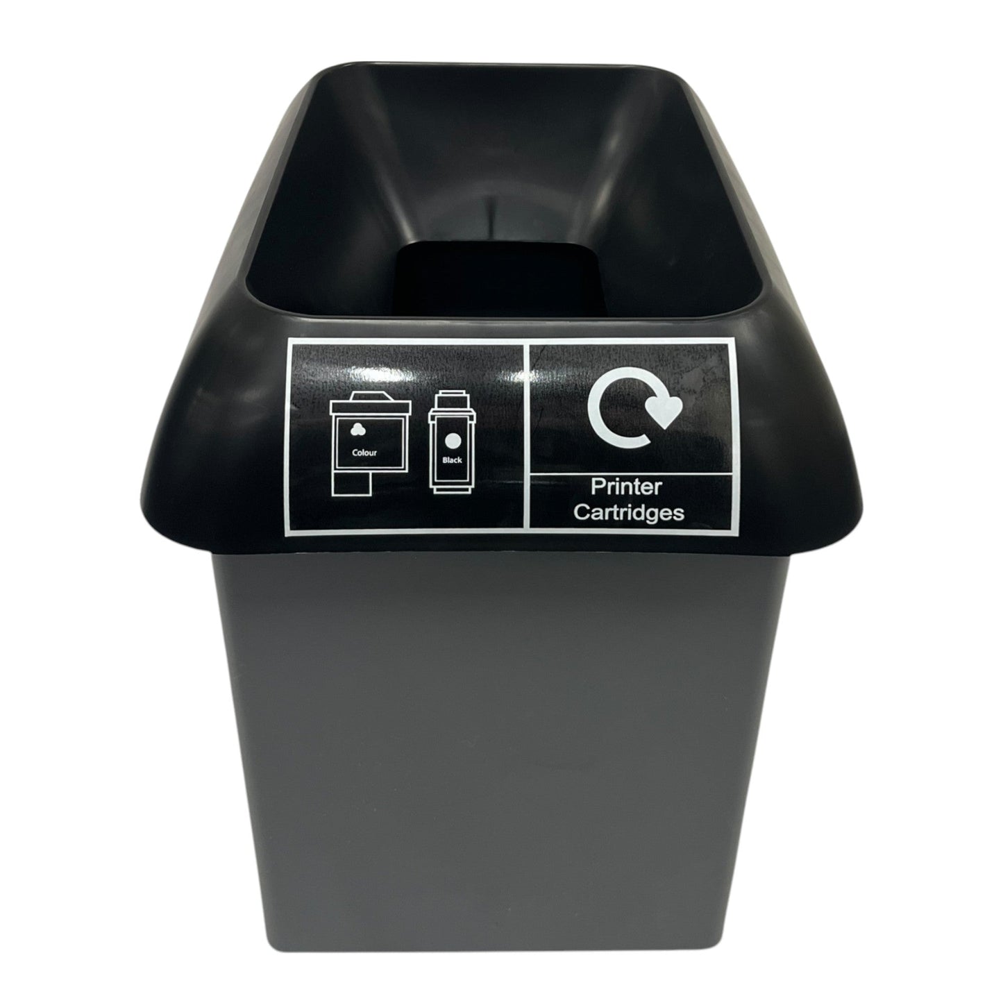 30 Litre Recycling Bin With Black Lid & Printer Cartridge Sticker Included - Premium Bins from Chabrias Ltd - Just £23.99! Shop now at Chabrias Ltd