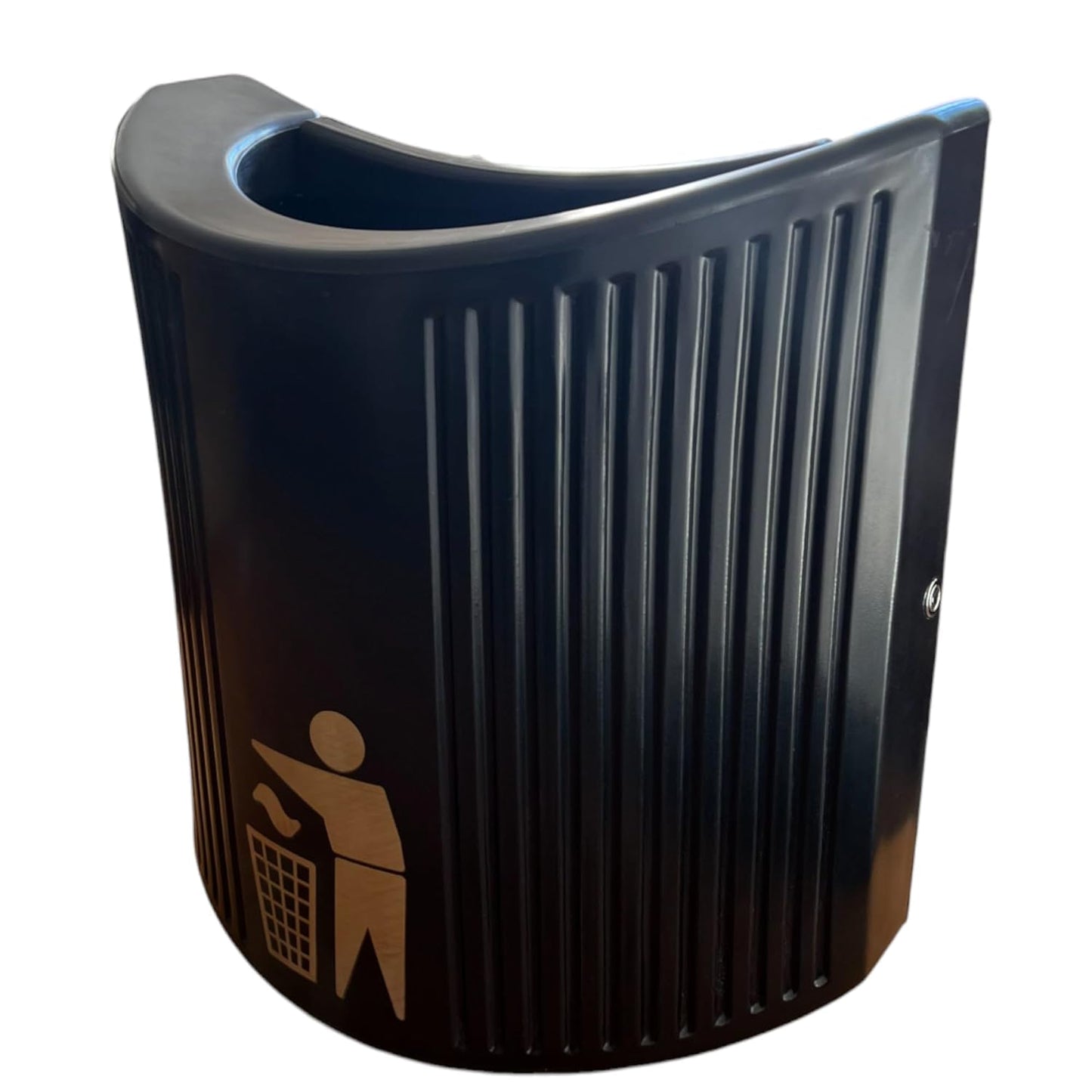 Outdoor Sack holder Bin, Wall Mounted, Open Top, 24L - Premium Bins from Chabrias Ltd - Just £139.99! Shop now at Chabrias Ltd