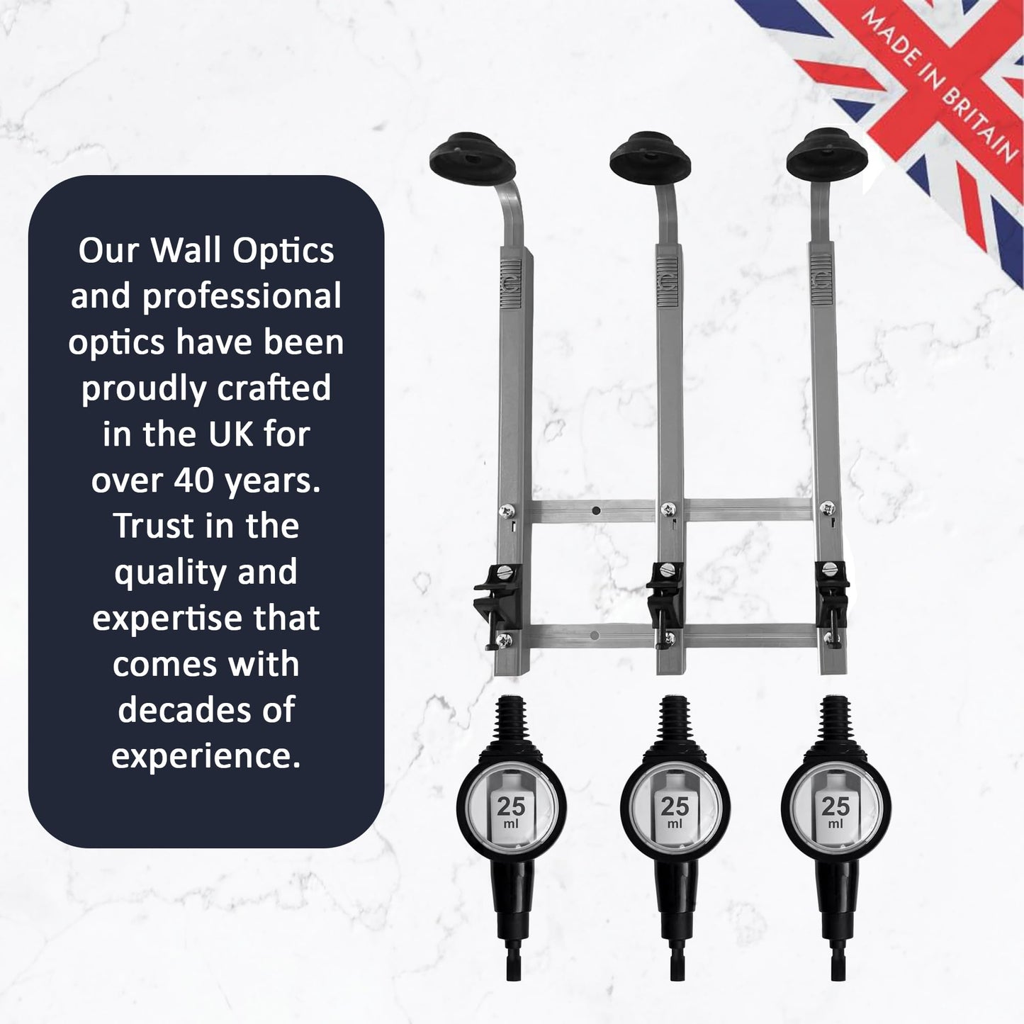3 Bottle Wall Bar, Professional Optic, 25ml - Premium Home from Chabrias Ltd - Just £33.99! Shop now at Chabrias Ltd