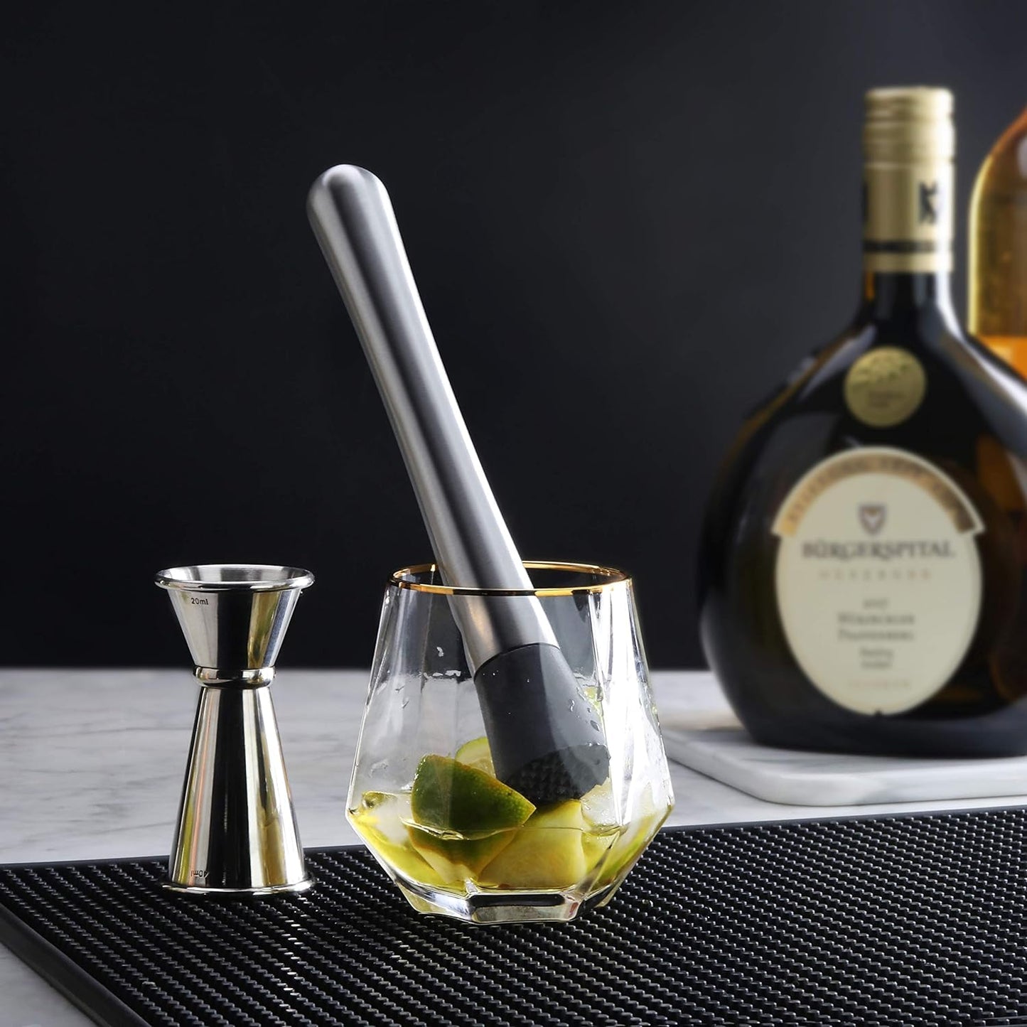 Bar Runner, Black, Large - Premium Home from Chabrias Ltd - Just £9.99! Shop now at Chabrias Ltd
