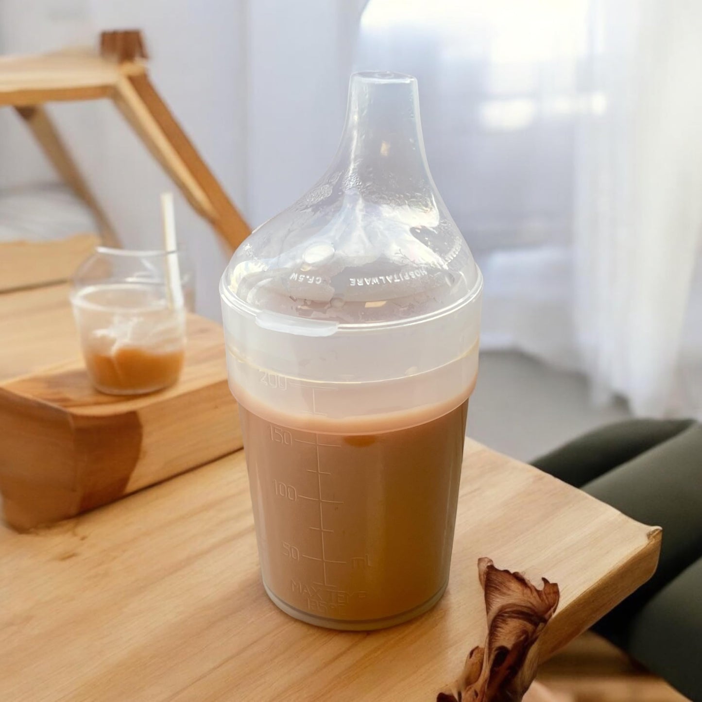 Chabrias Ltd 2 Pack Clear, Wide Spout, Feeding Beakers 200ml with Graduated Measurements in ML and Max Temperature, Spill-Proof, Dishwasher and Microwave Safe, Care Homes, Carers, Reusable UK Made - Premium Kitchen from Chabrias Ltd - Just £8.54! Shop now at Chabrias Ltd